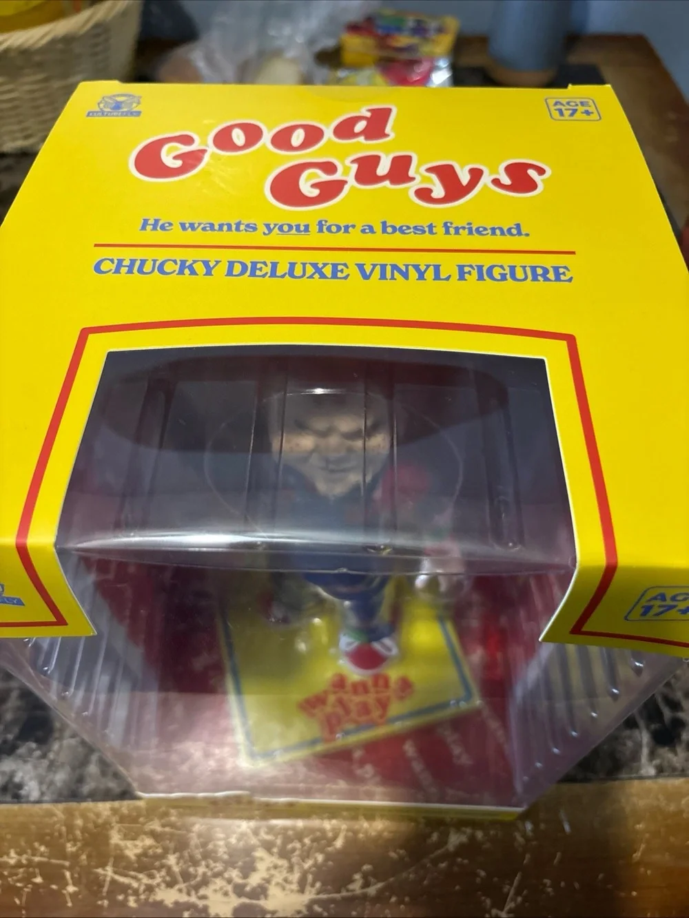 Good Guys Chucky Deluxe Figure - Red Hair, Blue Overalls